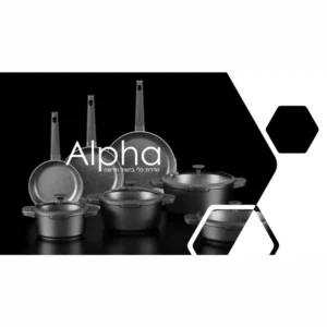 מארז כלי בישול 11 חלקים Alpha - סולתם
